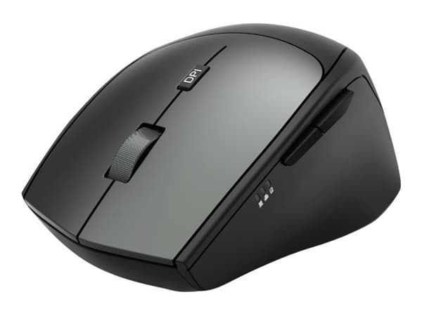 Hama MW-600 - Mus - högerhänt - optisk - 6 knappar - trådlös - USB/USB-C trådlösa mottagare - svart, antracit