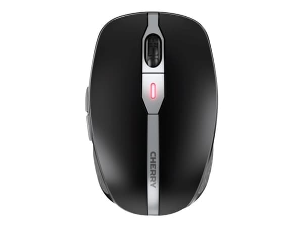CHERRY MW 9100 - Mus - 6 knappar - trådlös - 2.4 GHz, Bluetooth 4.0 - trådlös USB-mottagare - svart