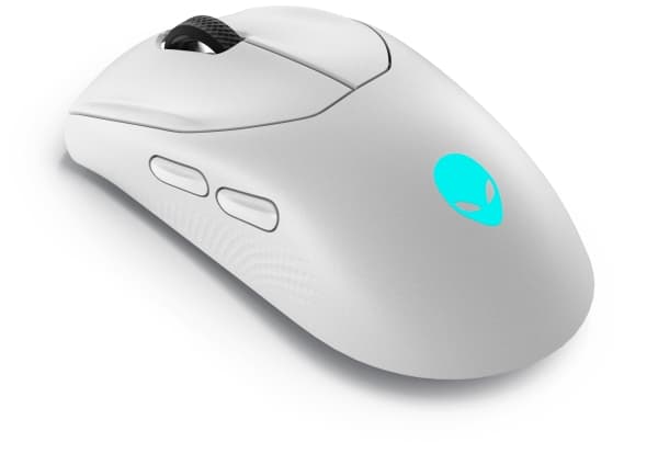 Alienware Tri-Mode Gaming Mouse AW720M - Mus - optisk - 8 knapper - kablet, trådløs - USB, 2.4 GHz, Bluetooth 5.1 - Dark Side of the Moon - løsvekt -
