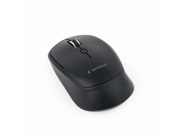 Gembird MUSW-4B-05 - Mus - ergonomisk - optisk - 4 knapper - trådløs - 2.4 GHz - USB trådløs mottaker - svart - blister