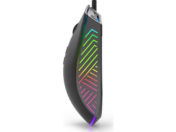 Inca IMG-309, Ambidextrous, USB Type-A, 7200 DPI, Svart