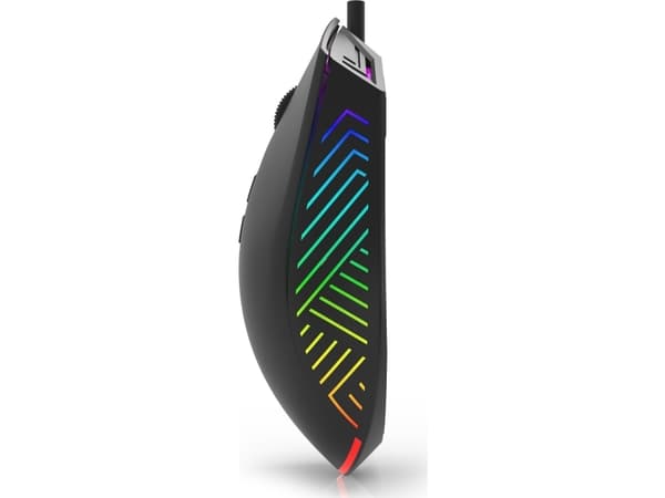 Inca IMG-GT17, högerhand, Optisk, USB Type-A, 6400 DPI, Svart