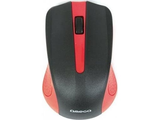 Mysz Omega OM-05G (41790) Sort, Rød