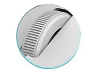 Rapoo M300 Silent - Mus - optisk - 7 knappar - trådlös - 2.4 GHz, Bluetooth 4.0, Bluetooth 3.0 - trådlös USB-mottagare - grå