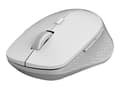 Miniatyrbild 2 av 5: Rapoo M300 Silent - Mus - optisk - 7 knappar - trådlös - 2.4 GHz, Bluetooth 4.0, Bluetooth 3.0 - trådlös USB-mottagare - grå