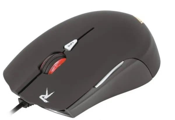 Gamdias OUREA - Mus - optisk - 6 knappar - kabelansluten - USB Svart