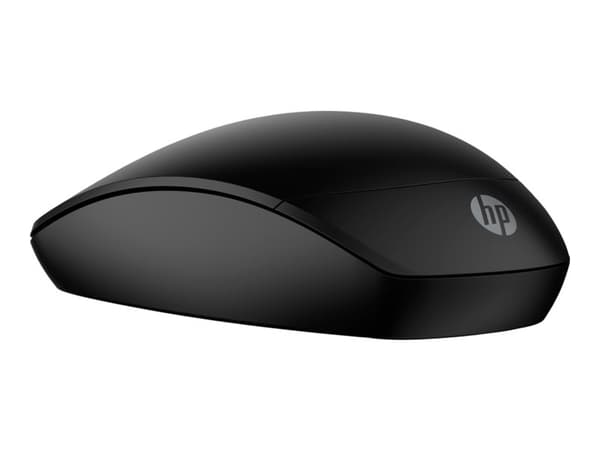 HP 235 - Mus - optisk - 3 knapper - trådløs - 2.4 GHz - USB trådløs mottaker - jakksvart - for HP 250 G9 Notebook; Elite Mobile Thin Client mt645 G7