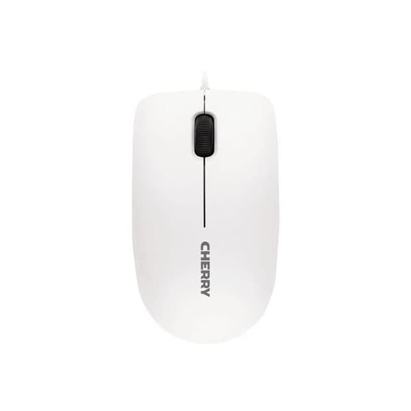 CHERRY MC 1000 optisk trådbunden mus - 3 knappar - 1200 dpi - Vit
