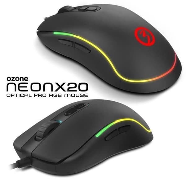 Ozone Neon X20 Ambidextrous spelmus + programvara