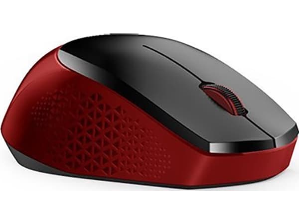 Genius Genius Mus NX-8000S, 1600DPI, 2,4 [GHz], optisk, 3kl., trådlös USB, svart/röd, AA