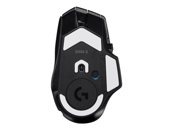 Logitech G502 X Plus - Mus - optisk - 13 knapper (LIGHTFORCE-brytere) - Trådløs (USB) - Hero 25K-sensor - Lightsync RGB - Logitech LIGHTSPEED-mottake