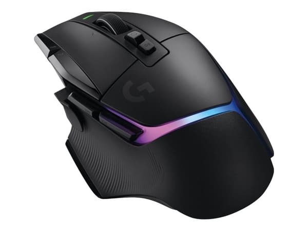 Logitech G502 X Plus - Mus - optisk - 13 knapper (LIGHTFORCE-brytere) - Trådløs (USB) - Hero 25K-sensor - Lightsync RGB - Logitech LIGHTSPEED-mottake