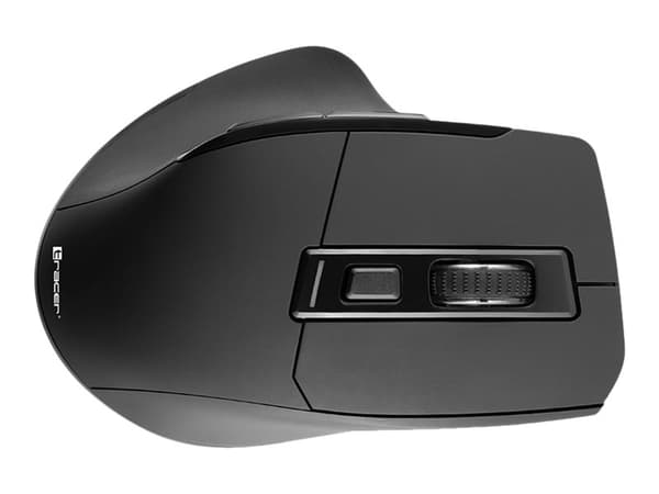Tracer Cozy - Mus - ergonomisk - høyrehendt - optisk - 6 knapper - trådløs - 2.4 GHz - USB trådløs mottaker - svart