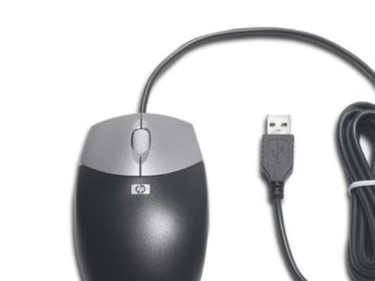 HP DC172B - Mus - optisk - 3 knappar - kabelansluten - USB