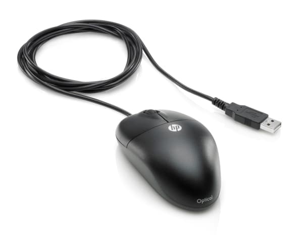 HP DC172B - Mus - optisk - 3 knappar - kabelansluten - USB