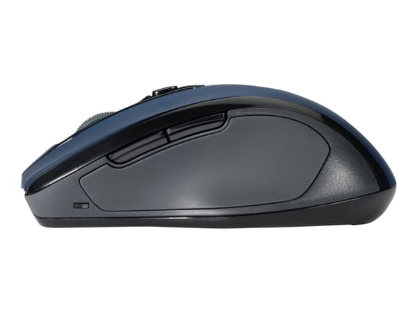 Kensington Pro Fit Mid-Size - Mus - høyrehendt - optisk - trådløs - 2.4 GHz - USB trådløs mottaker - safirblå