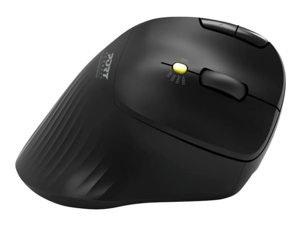 PORT Connect Professional - Vertikal mus - ergonomisk - with trackball - högerhänt - optisk - 5 knappar - trådlös - 2.4 GHz, Bluetooth 3.0, Bluetooth