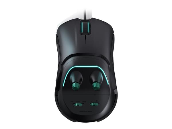 NACON PCGM-500ES, Molempikätinen, Optinen, USB A-tyyppi, 6400 DPI, Musta musta