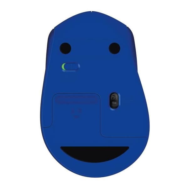LOGITECH M330 Silent Plus Silent Mouse - Trådlös - Blå