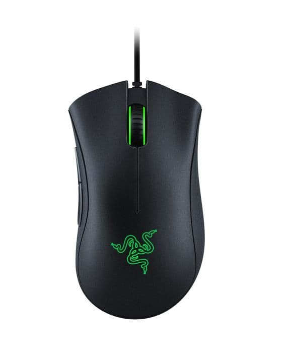 Spelmus - Razer - Deathadder Essential - 6400 DPI - Ergonomisk - Trådbunden Svart