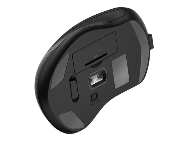 Gear4U KM-30 - Mus - 5 knapper - trådløs - USB trådløs mottaker - svart