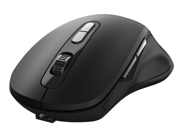 Gear4U KM-30 - Mus - 5 knapper - trådløs - USB trådløs mottaker - svart