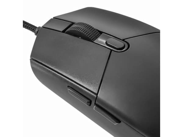 PEDEA FirstOne, Molempikätinen, Optinen, USB A-tyyppi, 2400 DPI, Musta