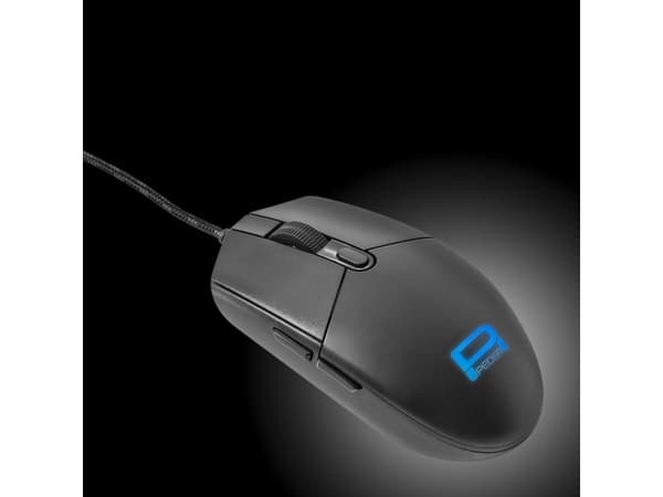 PEDEA FirstOne, Molempikätinen, Optinen, USB A-tyyppi, 2400 DPI, Musta