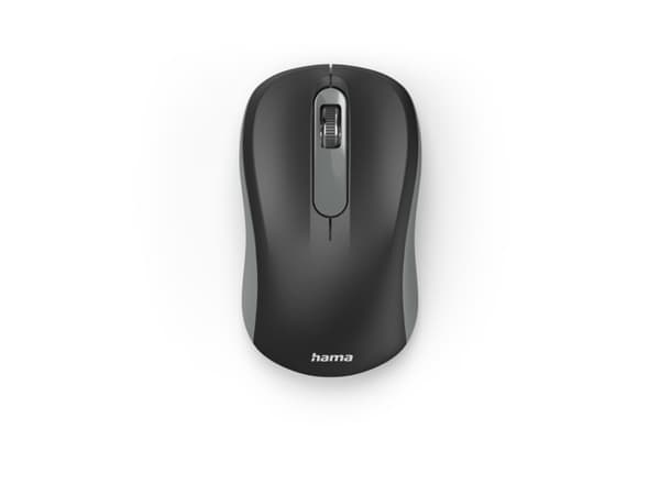 Hama AMW-200 - Mus - anthracite / black - höger- och vänsterhänta - optisk - 3 knappar - trådlös - 2.4 GHz - trådlös USB-mottagare - gråsvart