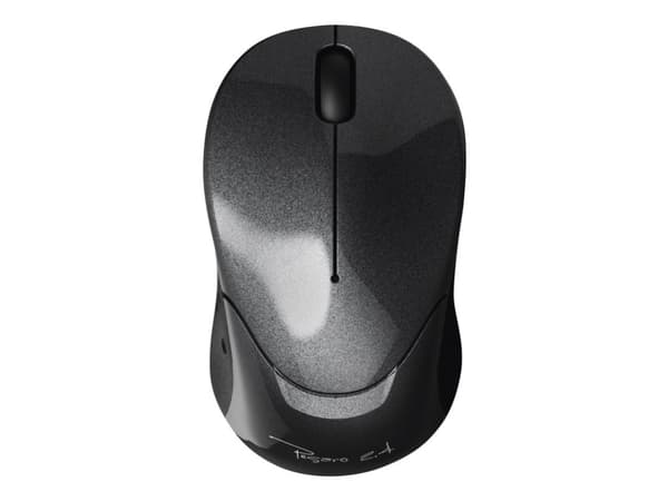 Hama Mini "Pesaro 2.4" - Mus - optisk - 3 knappar - trådlös - 2.4 GHz - trådlös USB-mottagare - antracit