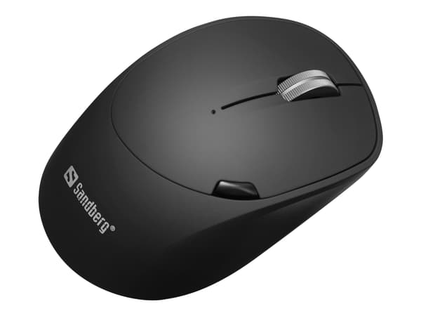 Sandberg Pro - Mus - optisk - 6 knappar - trådlös - 2.4 GHz, Bluetooth 4.0, Bluetooth 5.0 - trådlös USB-mottagare