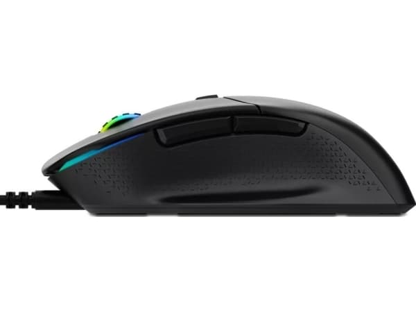 XPG ALPHA-BKCWW, vänster hand, USB Type-C, 16000 DPI, Svart