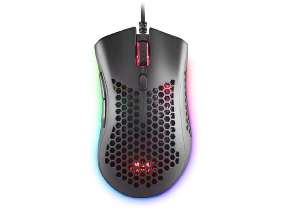 Mars Gaming MMEX, högerhand, Optisk, USB Type-A, 32000 DPI, Svart