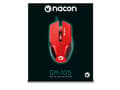 Miniatyrbild 3 av 5: NACON GM-105, högerhand, Optisk, USB Type-A, 2400 DPI, Svart, Röd
