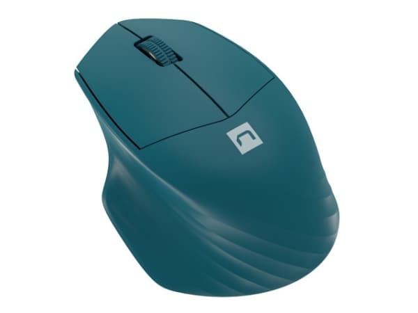 NATEC Siskin 2, högerhand, Optisk, Bluetooth, 1600 DPI, Blå