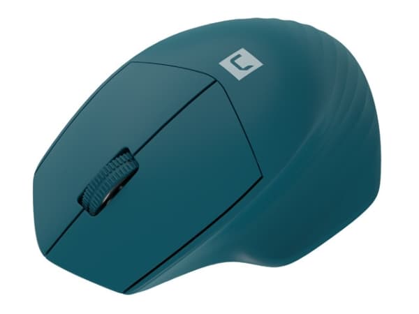 NATEC Siskin 2, högerhand, Optisk, Bluetooth, 1600 DPI, Blå