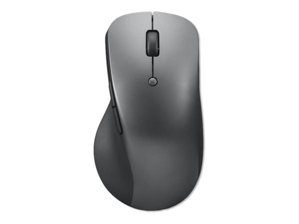 Lenovo Professional - Mus - ergonomisk - optisk blå - 6 knappar - trådlös - Bluetooth 5.1 - åskmolnsgrå
