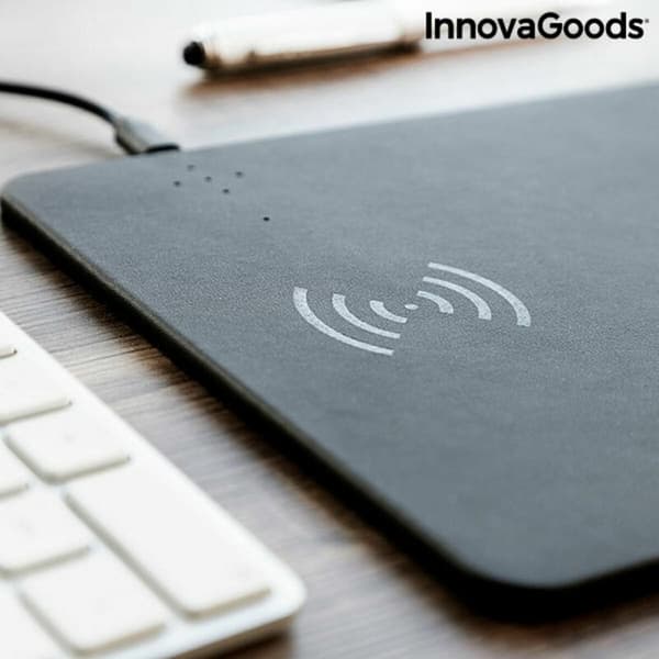 BEGAGNAD Musmatta med trådlös laddning 2-i-1 InnovaGoods Padwer (Renoverade A)
