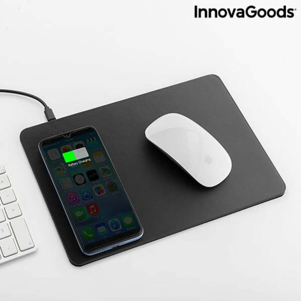 BEGAGNAD Musmatta med trådlös laddning 2-i-1 InnovaGoods Padwer (Renoverade A)