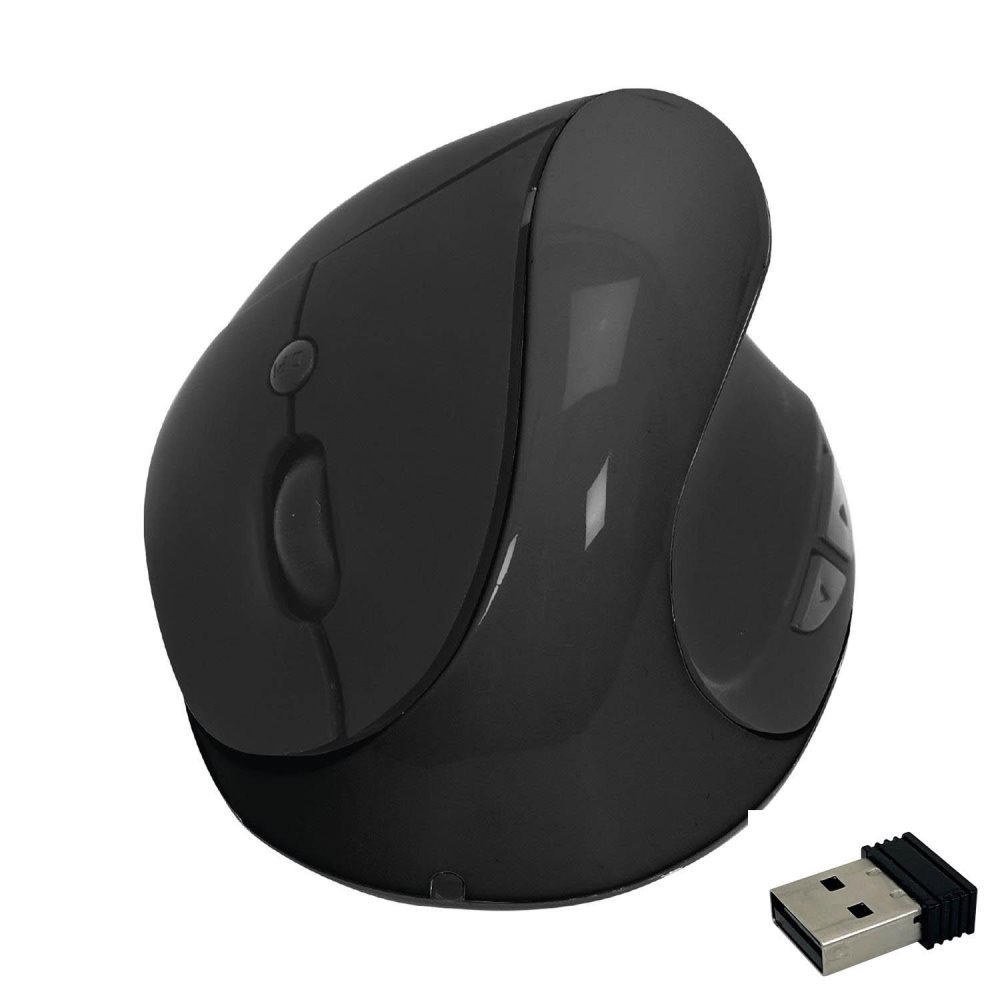 Trådlös Datormus med Vertikalt och Ergonomiskt Grepp