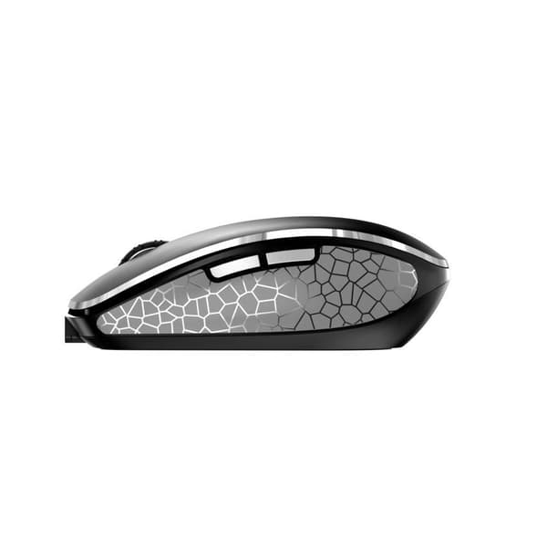 CHERRY MW 8C ADVANCED - Mus - ergonomisk - optisk - 6 knappar - trådlös - 2,4 GHz, Bluetooth 4.0 - trådlös mottagare (USB) - svart