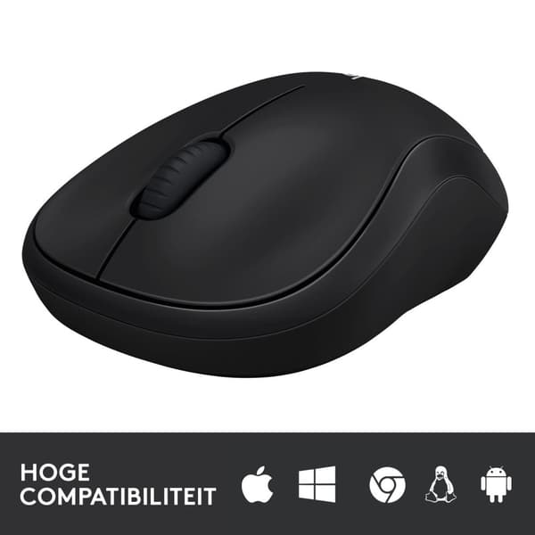 Logitech M185 - Trådløs mus - Grå
