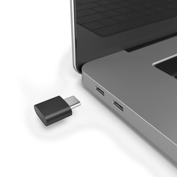 Hama Opt. trådlös mus med 6 knappar "MW-600", dubbelläge USB-C/USB-A, svart