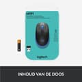 Miniatyrbild 5 av 5: Logitech M190 - Trådlös mus / Blå