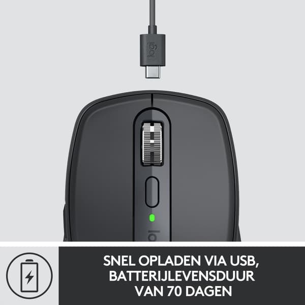 Logitech MX Anywhere 3 - Trådløs mus - Grafit