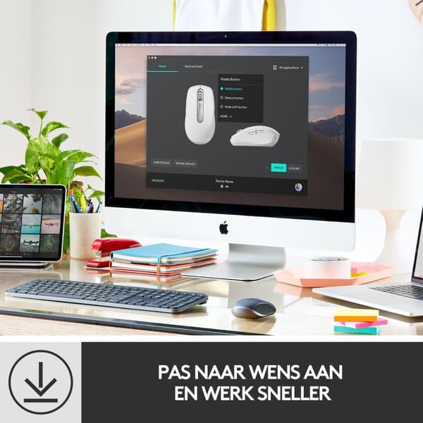 Logitech MX Anywhere 3 - Trådløs mus - Grafit