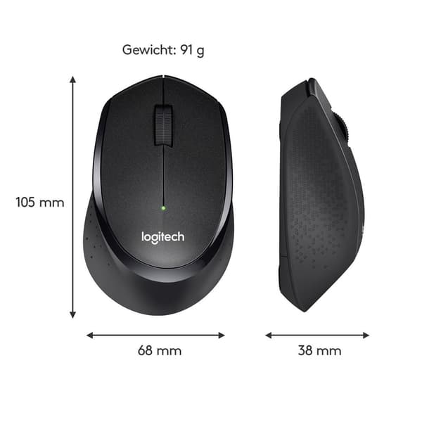 Logitech M330 Silent Plus - musta