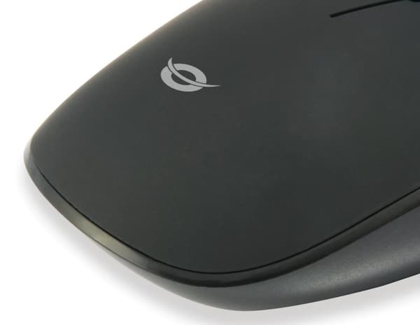 Conceptronic REGAS E4 - Mus - höger- och vänsterhänt - optisk - 4 knappar - trådbunden - USB - svart (REGAS01B)