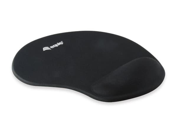 equip Life - Musmatta med handledsdyna - Svart (245014)