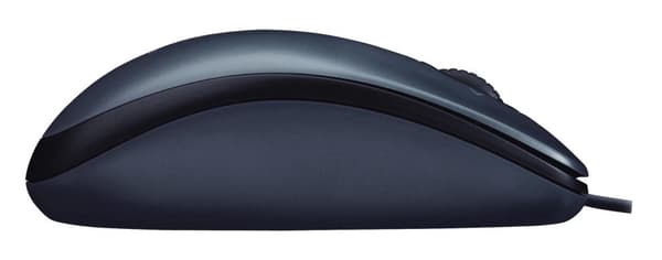 Logitech M100 - Trådbunden mus - USB - Plug & Play - Svart